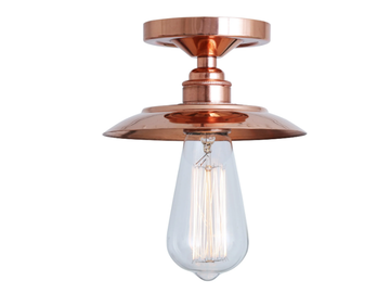 SUVA FLUSH - Handmade copper ceiling lamp by mullan lighting - view 2